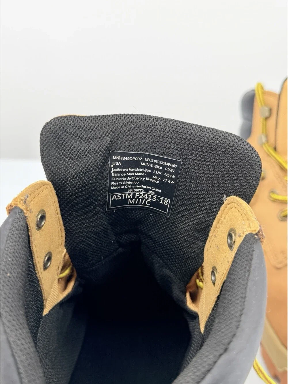 Herman Survivors Boulder Mens 9.5W Steel Toe Work Boot Wheat Tan